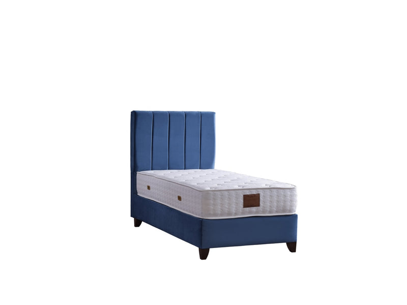 Cordoba Storage Bed With Headboard - Full in Light Blue - 110-COR-L47-140-SBWHB