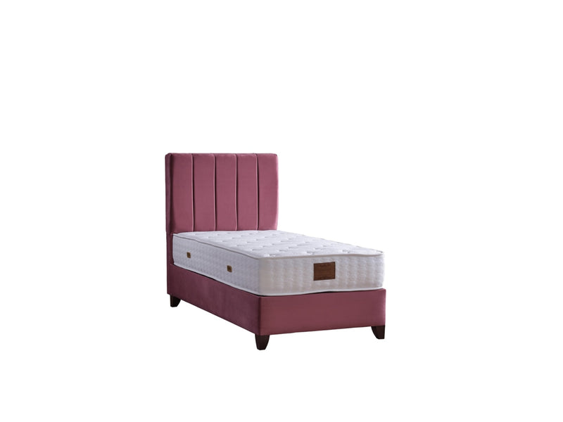 Cordoba Storage Bed With Headboard - Twin in Light Blue - 110-COR-L47-100-SBWHB