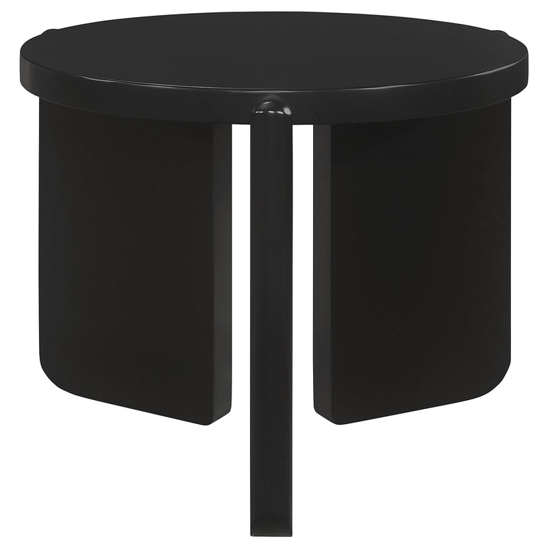 Cordova 3-piece Solid Wood Coffee and End Table Set Black - 709678-S3