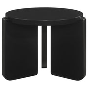 Cordova 3-piece Solid Wood Coffee and End Table Set Black - 709678-S3