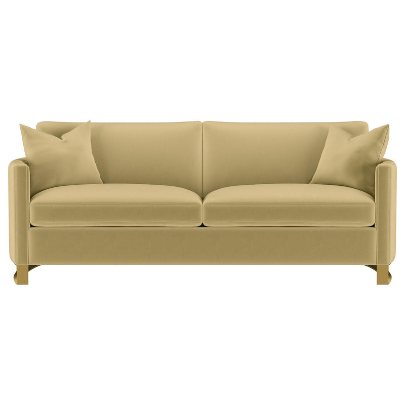 Corliss 2-piece Velvet Upholstered Sofa Set Camel - 508824-S2