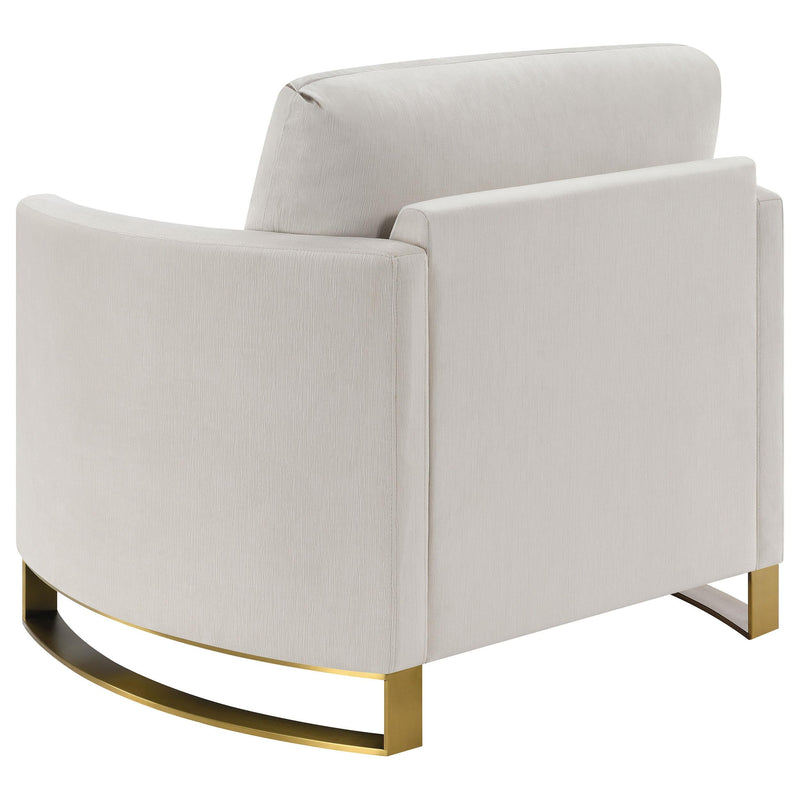 Corliss 3-piece Upholstered Arched Arm Sofa Set Beige - 508821-S3