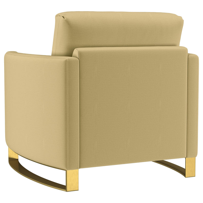 Corliss 3-piece Velvet Upholstered Sofa Set Camel - 508824-S3