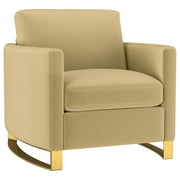 Corliss 3-piece Velvet Upholstered Sofa Set Camel - 508824-S3