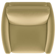 Corliss Upholstered Curved Track Arm Chair Camel - 508826