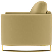 Corliss Upholstered Curved Track Arm Chair Camel - 508826