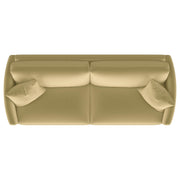 Corliss Upholstered Curved Track Arm Sofa Camel - 508824