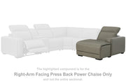 Correze Right-Arm Facing Press Back Power Chaise - U9420297 - Lara Furniture