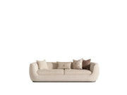 Corte Stationary Four Seat Sofa in Cream - 200-GAB-COR-4