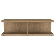 Cortona Square Engineered Wood Cocktail Coffee Table Mango - 706178