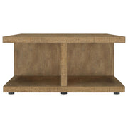 Cortona Square Engineered Wood Cocktail Coffee Table Mango - 706178