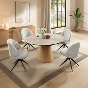 Corwin Side Chair W/Swivel (Set-2) - DN05466