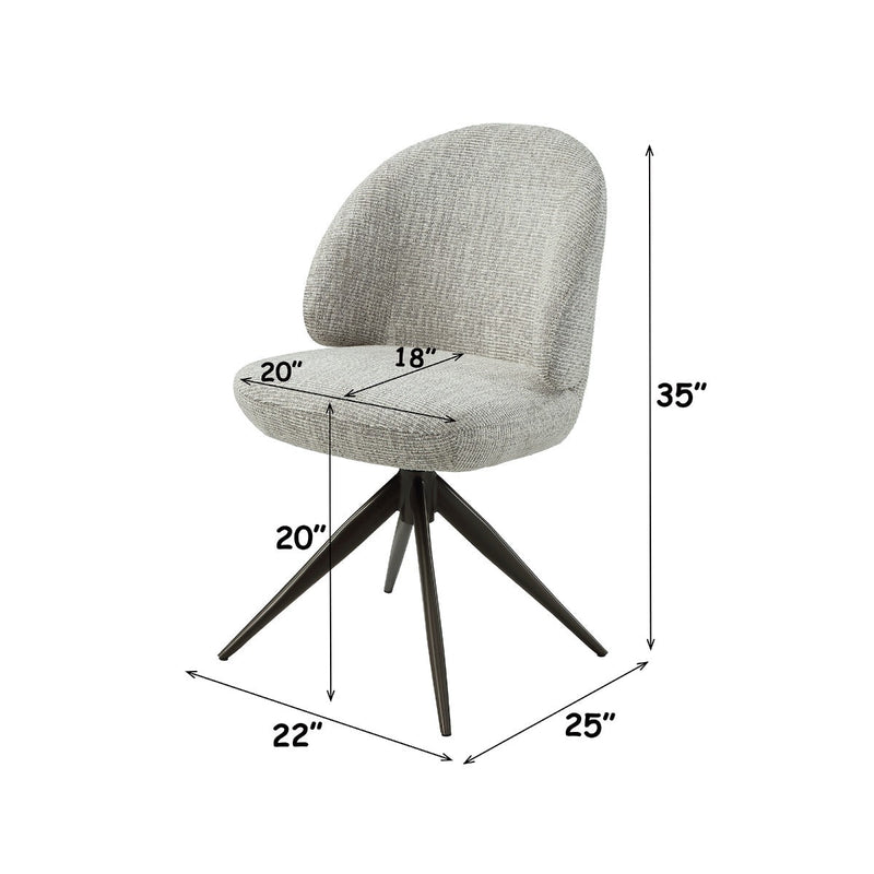 Corwin Side Chair W/Swivel (Set-2) - DN05466