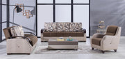 Costa Sleeper (Best Brown) Living Room Set - Lara FurnitureLiving Room Set