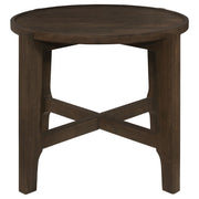Cota 3-piece Solid Wood Coffee and End Table Set Dark Brown - 708288-S3