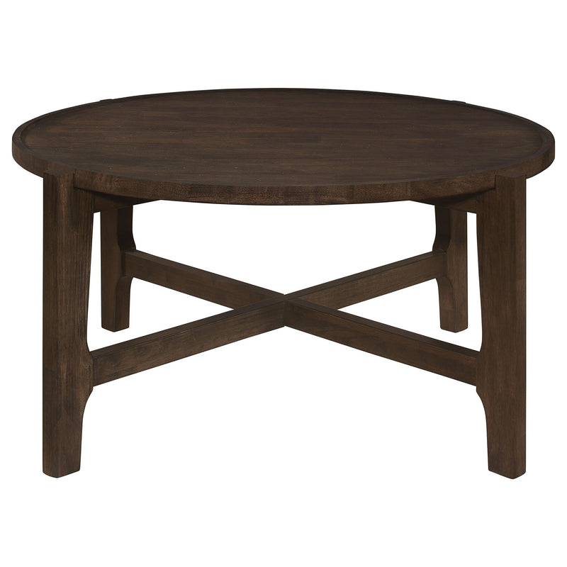 Cota 3-piece Solid Wood Coffee and End Table Set Dark Brown - 708288-S3