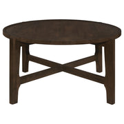 Cota 3-piece Solid Wood Coffee and End Table Set Dark Brown - 708288-S3