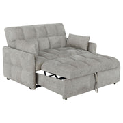 Cotswold Upholstered Convertible Sleeper Sofa Bed Light Grey - 508307