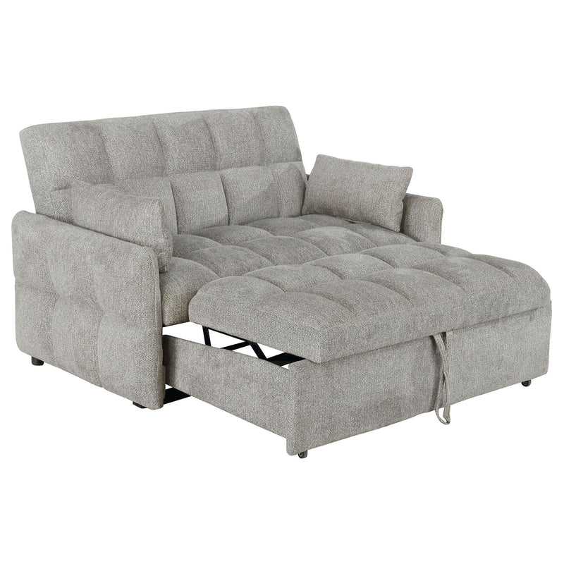 Cotswold Upholstered Convertible Sleeper Sofa Bed Light Grey - 508307