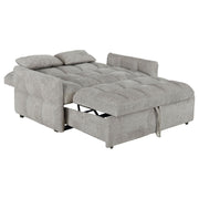 Cotswold Upholstered Convertible Sleeper Sofa Bed Light Grey - 508307