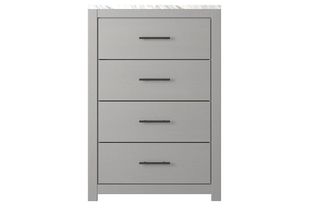 Cottonburg Light Gray/White Chest of Drawers - Gate FurnitureChest
