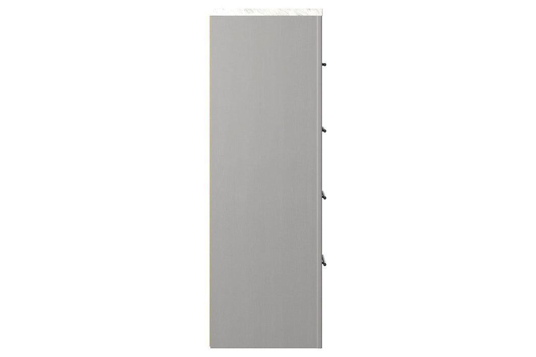 Cottonburg Light Gray/White Chest of Drawers - Gate FurnitureChest