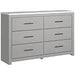 Cottonburg Light Gray/White Dresser - Gate FurnitureDresser