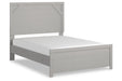 Cottonburg Light Gray/White Full Panel Bed - Gate FurnitureFull Bed