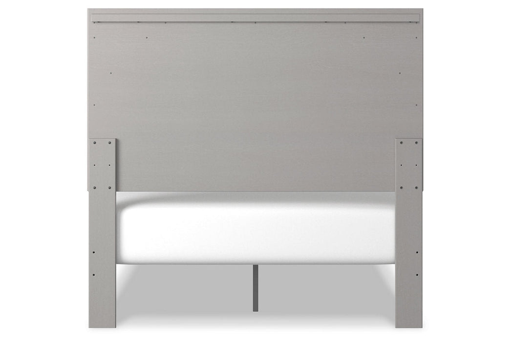 Cottonburg Light Gray/White Full Panel Bed - Gate FurnitureFull Bed