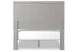 Cottonburg Light Gray/White Full Panel Bed - Gate FurnitureFull Bed