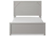 Cottonburg Light Gray/White Full Panel Bed - Gate FurnitureFull Bed