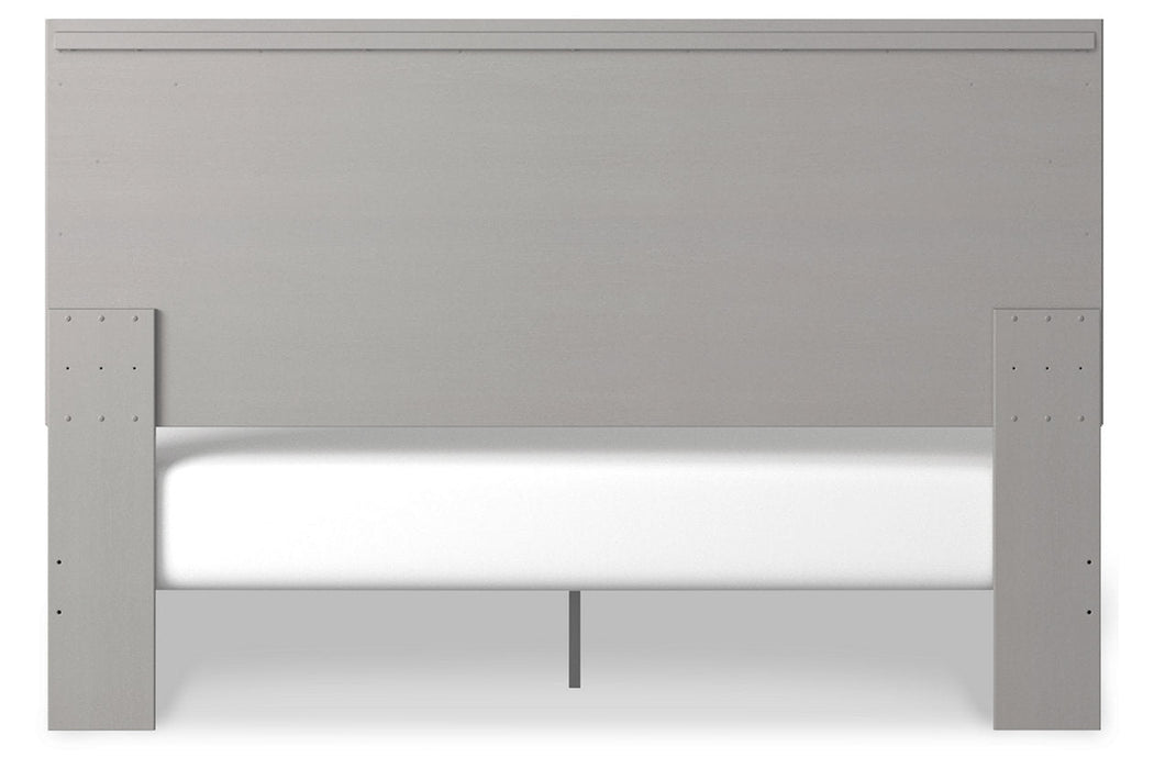 Cottonburg Light Gray/White King Panel Bed - Gate FurnitureKing Bed