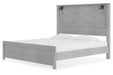 Cottonburg Light Gray/White King Panel Bed - Gate FurnitureKing Bed
