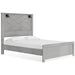 Cottonburg Light Gray/White Lighted Panel Bedroom Set - Gate FurnitureBedroom Set