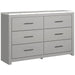 Cottonburg Light Gray/White Lighted Panel Bedroom Set - Gate FurnitureBedroom Set