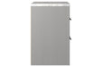 Cottonburg Light Gray/White Nightstand - Gate FurnitureNightstand