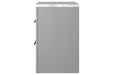 Cottonburg Light Gray/White Nightstand - Gate FurnitureNightstand