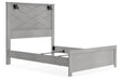 Cottonburg Light Gray/White Queen Panel Bed - Gate FurnitureQueen Bed