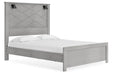 Cottonburg Light Gray/White Queen Panel Bed - Gate FurnitureQueen Bed
