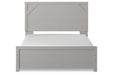 Cottonburg Light Gray/White Queen Panel Bed - Gate FurnitureQueen Bed