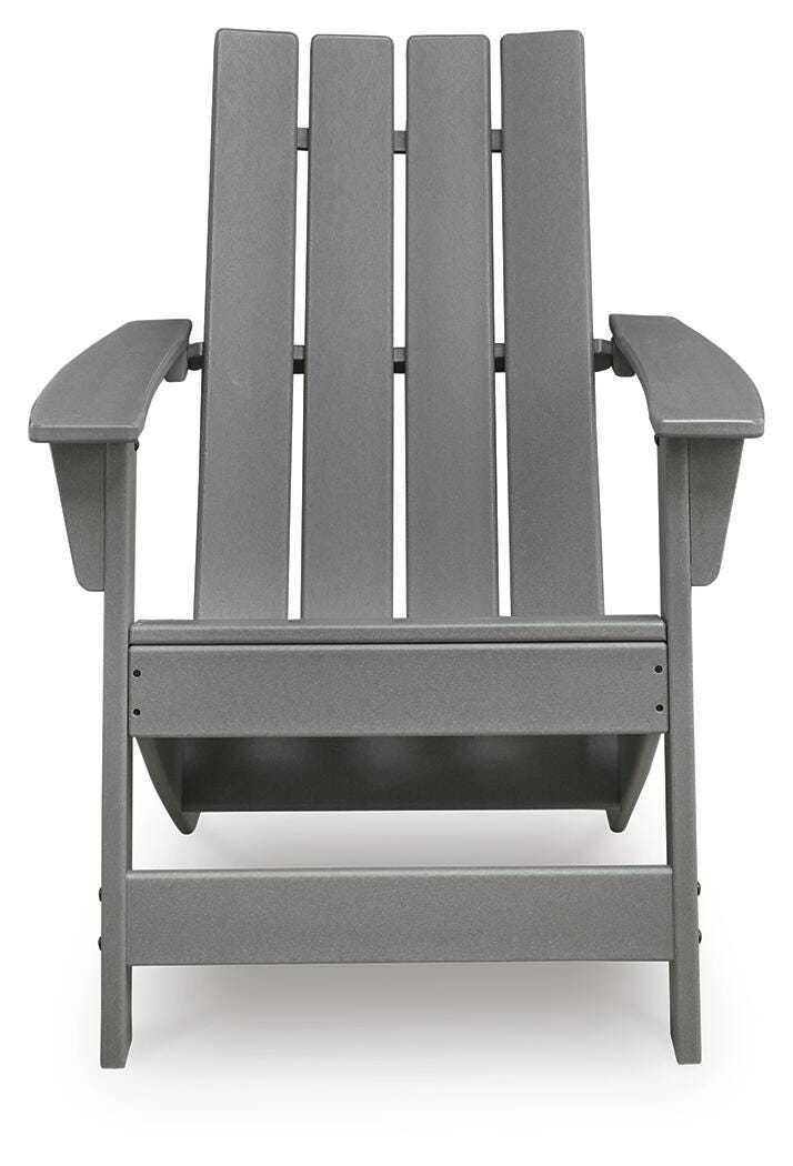 Cove Beach Gray Adirondack Chair - PCP803-898