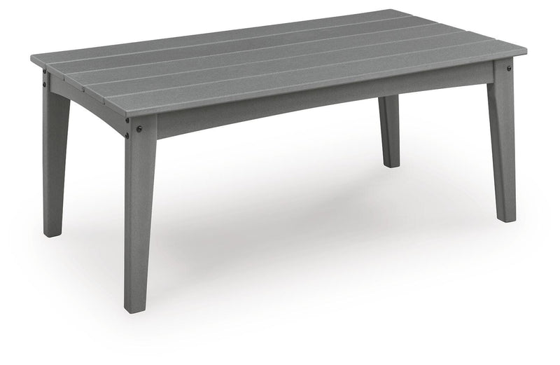 Cove Beach Gray Outdoor Coffee Table - PCP803-701