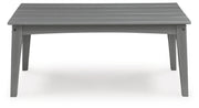 Cove Beach Gray Outdoor Coffee Table - PCP803-701
