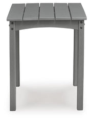 Cove Beach Gray Outdoor End Table - PCP803-702