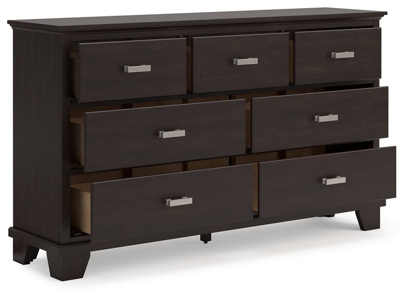 Covetown Dark Brown Dresser - B441-31