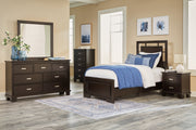 Covetown Dark Brown Nightstand - B441-92