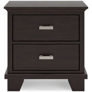 Covetown Dark Brown Panel Bedroom Set - Lara FurnitureBedroom Set