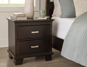 Covetown Dark Brown Panel Bedroom Set - Lara FurnitureBedroom Set