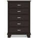 Covetown Dark Brown Panel Bedroom Set - Gate FurnitureBedroom Set
