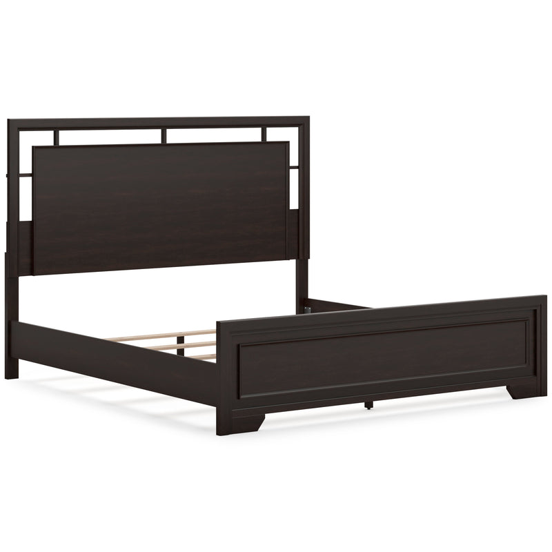 Covetown Dark Brown Panel Bedroom Set - Lara FurnitureBedroom Set